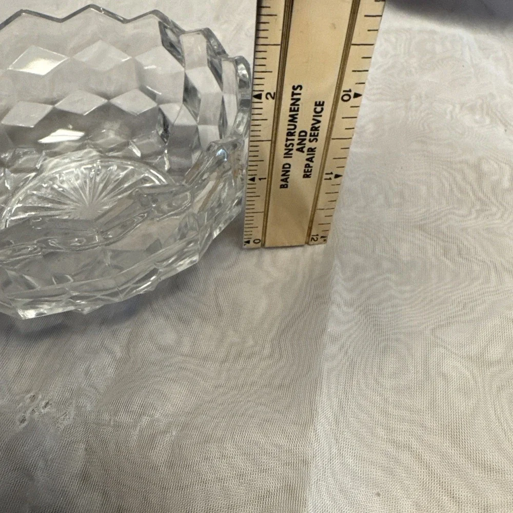 Vintage Fostoria American‎ Flared One Handle Nappy  Fostoria Glassware